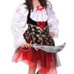 Déguisement Pirate Fille 10 Ans Ajusté