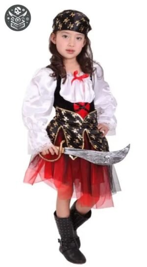 Déguisement Pirate Fille 10 Ans Ajusté