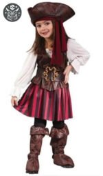 Déguisement Pirate Fille Élégant - M - Déguisement Pirate Fille