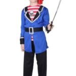 Déguisement Pirate Garçon Bleu Polyester