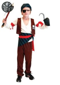 Déguisement Pirate Garçon de Qualité 3 Déguisement Pirate Garçon de Qualité - M - Déguisement Pirate Garçon