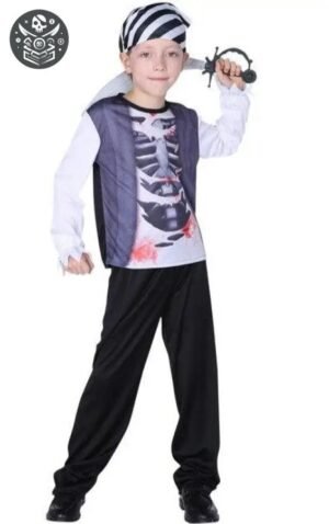 Déguisement Pirate Enfant Squelette Design
