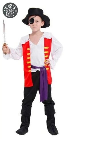 Déguisement Pirate Garçon Chemise Gilet