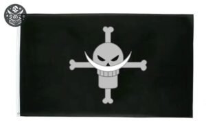 Drapeau Pirate Barbe Blanche One Piece — Trésor Pirate