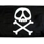Drapeau Pirate Albator Polyester Manga