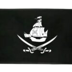 Drapeau Pirate Navire Sabres Croisés