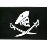Drapeau Pirate Français Tricolore