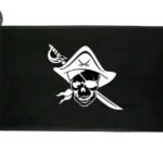 Drapeau Pirate Esprit Corsaire Sérigraphie