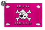 Drapeau Pirate Princesse 90x150 cm - Drapeau Pirate