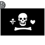 Drapeau Pirate Barbare 90x150cm Grand Format