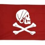 Drapeau Pirate Rouge Pavillon Flibustier