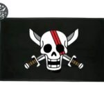 Drapeau Pirate Shanks Crâne Sabres Croisés