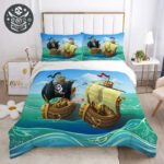 Housse de Couette Pirate de Haute Qualité - 140x200 cm - Housse de Couette Pirate