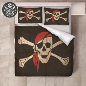 Housse de Couette Pirate Caraïbes Jack Sparrow
