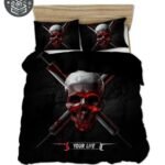Housse de Couette Pirate Crâne Corsaire Enfant