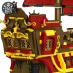 Bateau Pirate Playmobil Voiles Rouges — Trésor Pirate (vue 3)