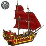 Bateau Pirate Playmobil Voiles Rouges — Trésor Pirate (vue 2)