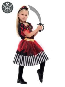 Maillot de bain pirate fille 3 Maillot de bain pirate fille - M - Déguisement Pirate Fille