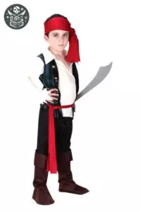 Maillot de bain pirate pour enfants - M - Déguisement Pirate Garçon