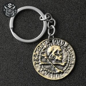 Porte-Clés Pirate Médaillon Zinc