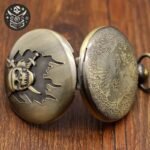 Montre Gousset Flibustier Acier Design — Trésor Pirate (vue 2)