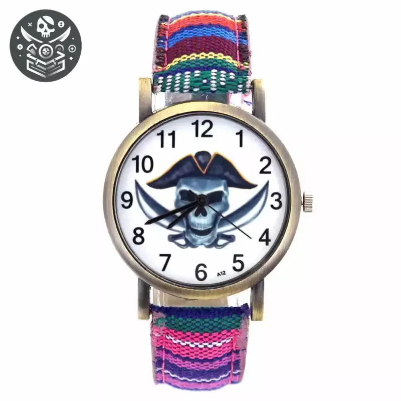 Montre enfant pirate en verre résistant - 22