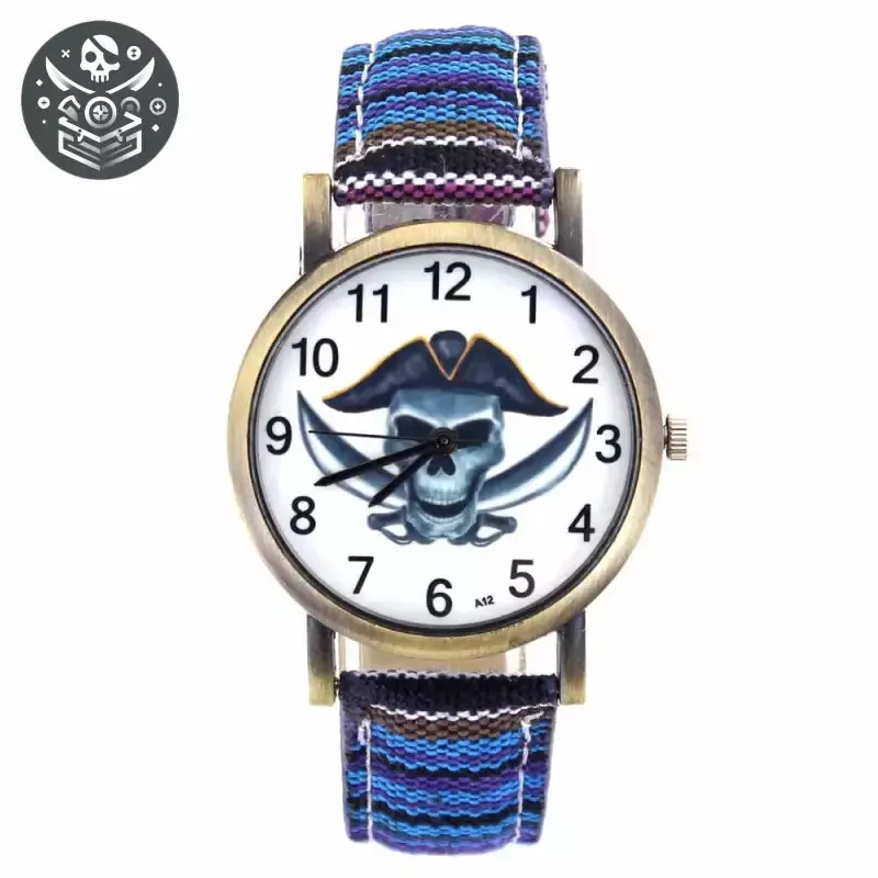 Montre enfant pirate en verre résistant - 24