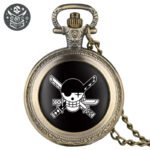 Montre pendentif pirate en acrylique resistant aux chocs - Bronze