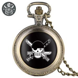 Montre pendentif pirate en acrylique resistant aux chocs 2 Montre pendentif pirate en acrylique resistant aux chocs - Bronze
