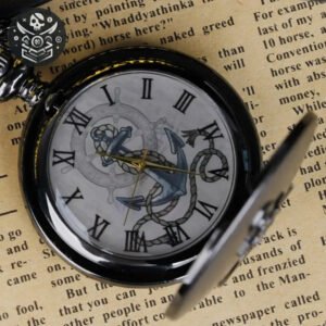 Montre Pirate Ancre Quartz 4.5cm 2 Montre Pirate Ancre Quartz 4.5cm