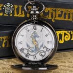 Montre Gousset Pirate Ancre Quartz 4.5cm — Trésor Pirate (vue 4)