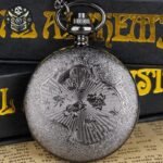 Montre Gousset Pirate Ancre Quartz 4.5cm — Trésor Pirate (vue 2)