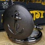 Montre Gousset Pirate Ancre Quartz 4.5cm — Trésor Pirate (vue 3)