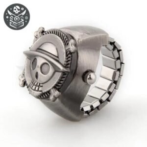 Montre Pirate Acier Silicone One Piece Robuste — Trésor Pirate