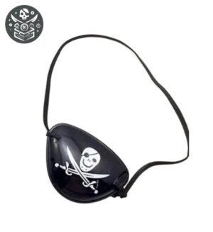 Bandeau Pirate Œil Cache Tissu Élastique — Trésor Pirate