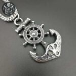 Collier Pirate Ancre Acier Inoxydable — Trésor Pirate (vue 4)