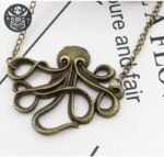 Collier Pirate Acier Davy Jones Mailles — Trésor Pirate (vue 4)