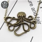Collier Pirate Acier Davy Jones Mailles — Trésor Pirate (vue 3)