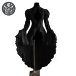 Robe Pirate Femme Asymétrique Polyester — Trésor Pirate (vue 5)
