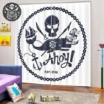 Rideau Pirate Ombrage 90% Polyester Ado — Trésor Pirate (vue 2)
