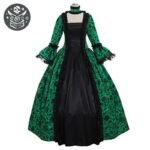 Robe Pirate Victorienne Polyester Adulte — Trésor Pirate (vue 3)