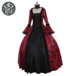 Robe Pirate Victorienne en Polyester pour Femmes - 4 / S