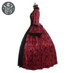 Robe Pirate Victorienne Polyester Adulte — Trésor Pirate (vue 6)