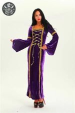 Robe Pirate Victorienne Polyester Femme — Trésor Pirate (vue 3)