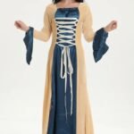 Robe Pirate Victorienne Polyester Femme
