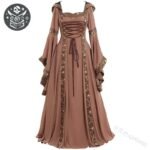 Robe Pirate Victorienne Polyester Femme — Trésor Pirate (vue 12)
