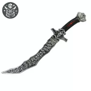 Sabre Pirate en Acier de Collection 2 Sabre pirate en acier de collection, épée/couteau incurvé décoré