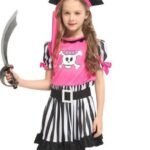 Déguisement Pirate Fille Rose Corsaire