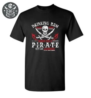 T-shirt Pirate Rhum Alcool Corsaire — Trésor Pirate