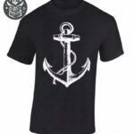 T-shirt Pirate Ancre Marine Impression 3D